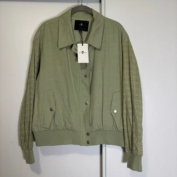 7 For All Men Kind Los Angeles Jacket Size Large - Picture 2 of 5